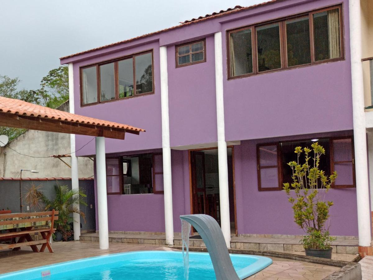 Casa Roxa Com Piscina Em Condominio Araquari Zewnętrze zdjęcie